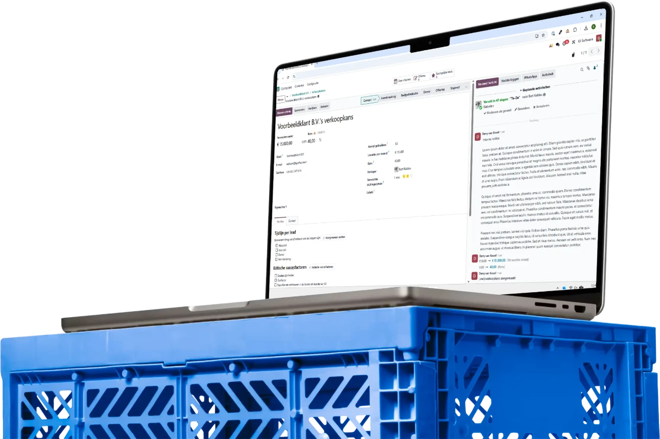 Odoo applicatie impressie